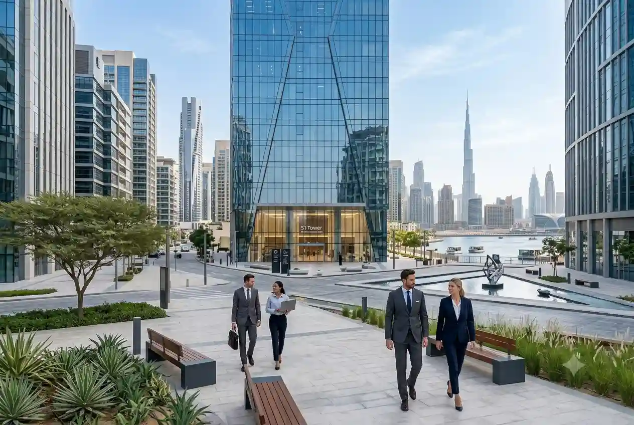51 Tower office building in Business Bay Dubai