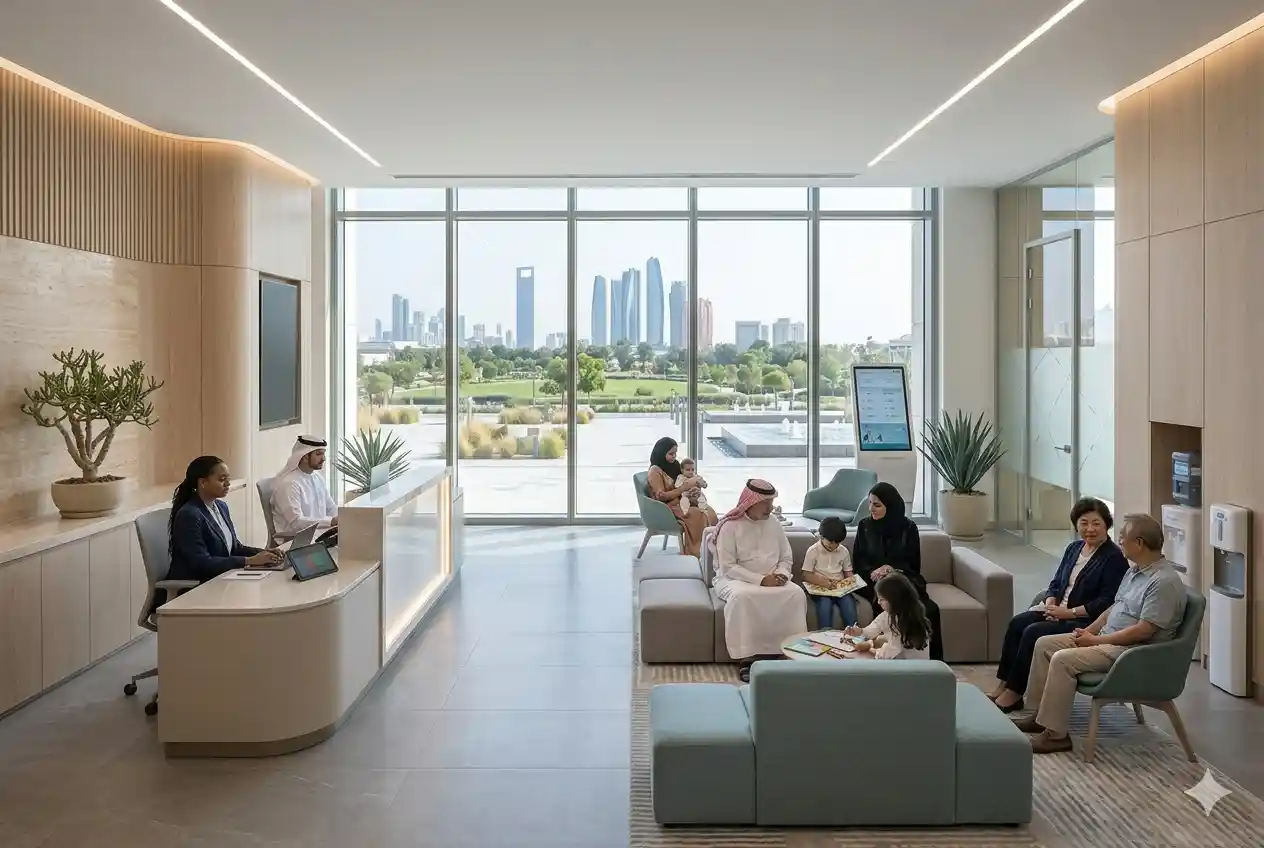 Community healthcare center in UAE providing primary medical services