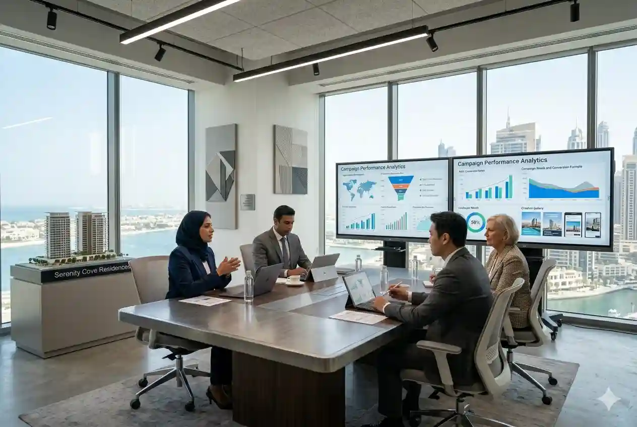 Real estate marketing professionals planning property promotion campaigns in the UAE