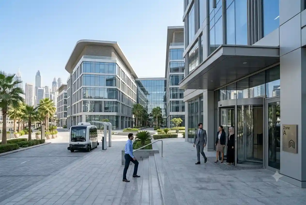 Business Village Dubai office complex with modern commercial facilities