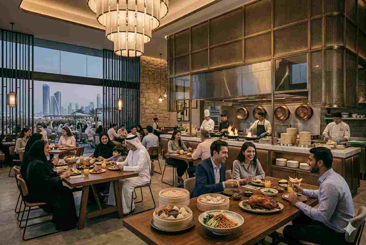 Modern Chinese restaurant dining experience in the UAE