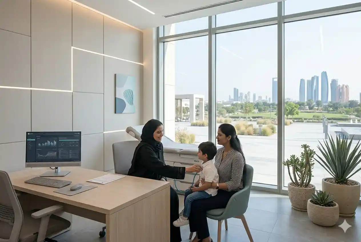 Community healthcare clinic in UAE providing primary medical care services