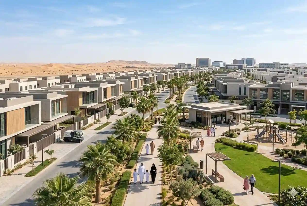 modern residential community developed by Emirates Real Estate Corporation in UAE