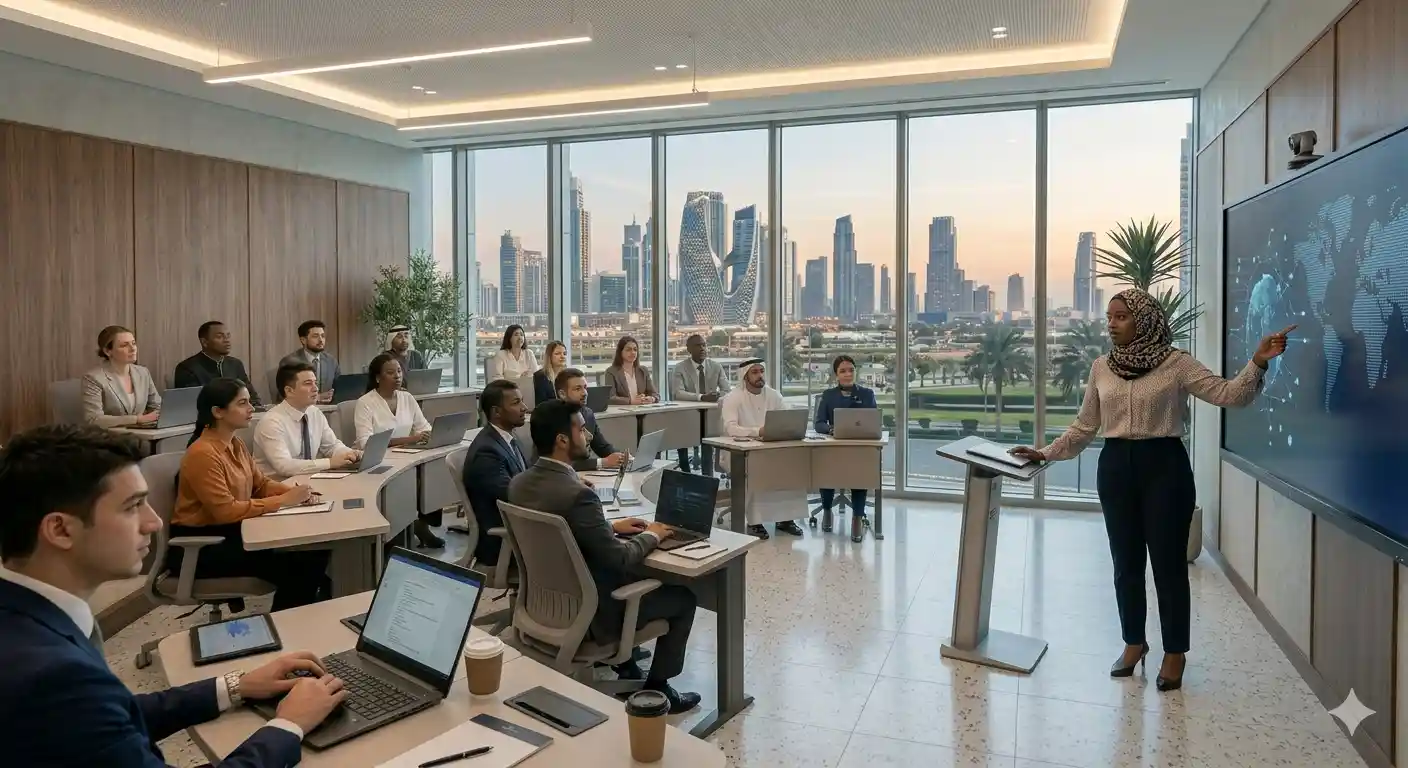 Students attending Ignite Training Institute Dubai training session
