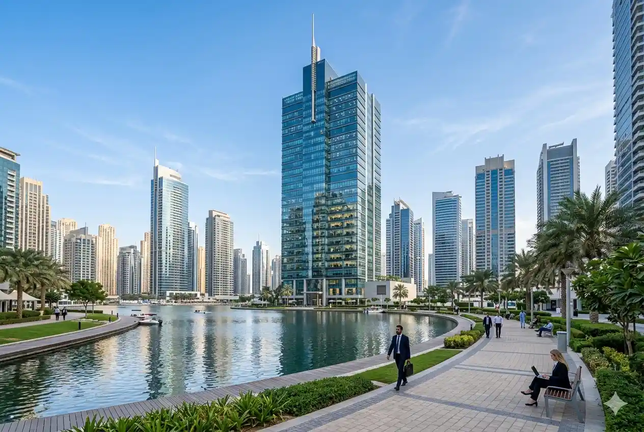 Jumeirah Business Centre 1 office tower in Jumeirah Lake Towers Dubai