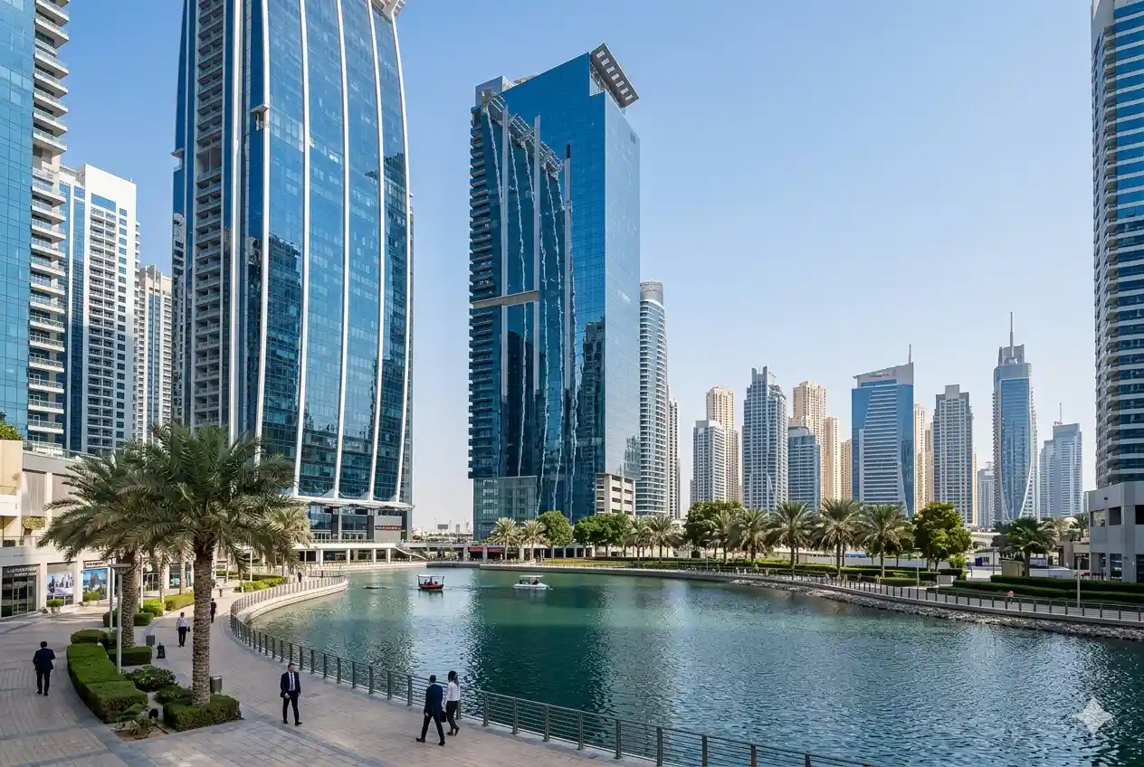 Jumeirah Business Centre 5 office tower in Jumeirah Lake Towers Dubai