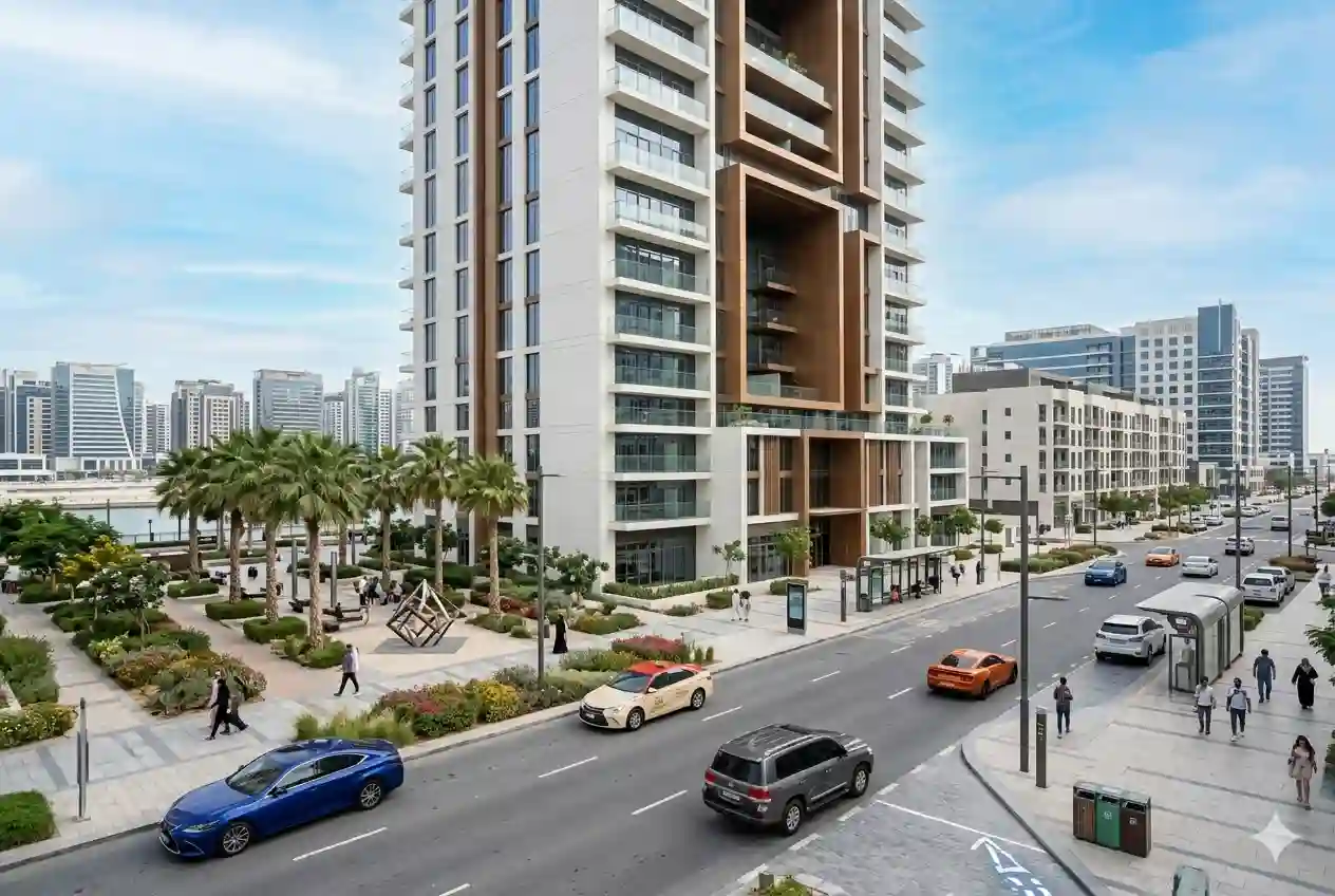 exterior view of Oasis Tower 2 residential building by GJ Real Estate