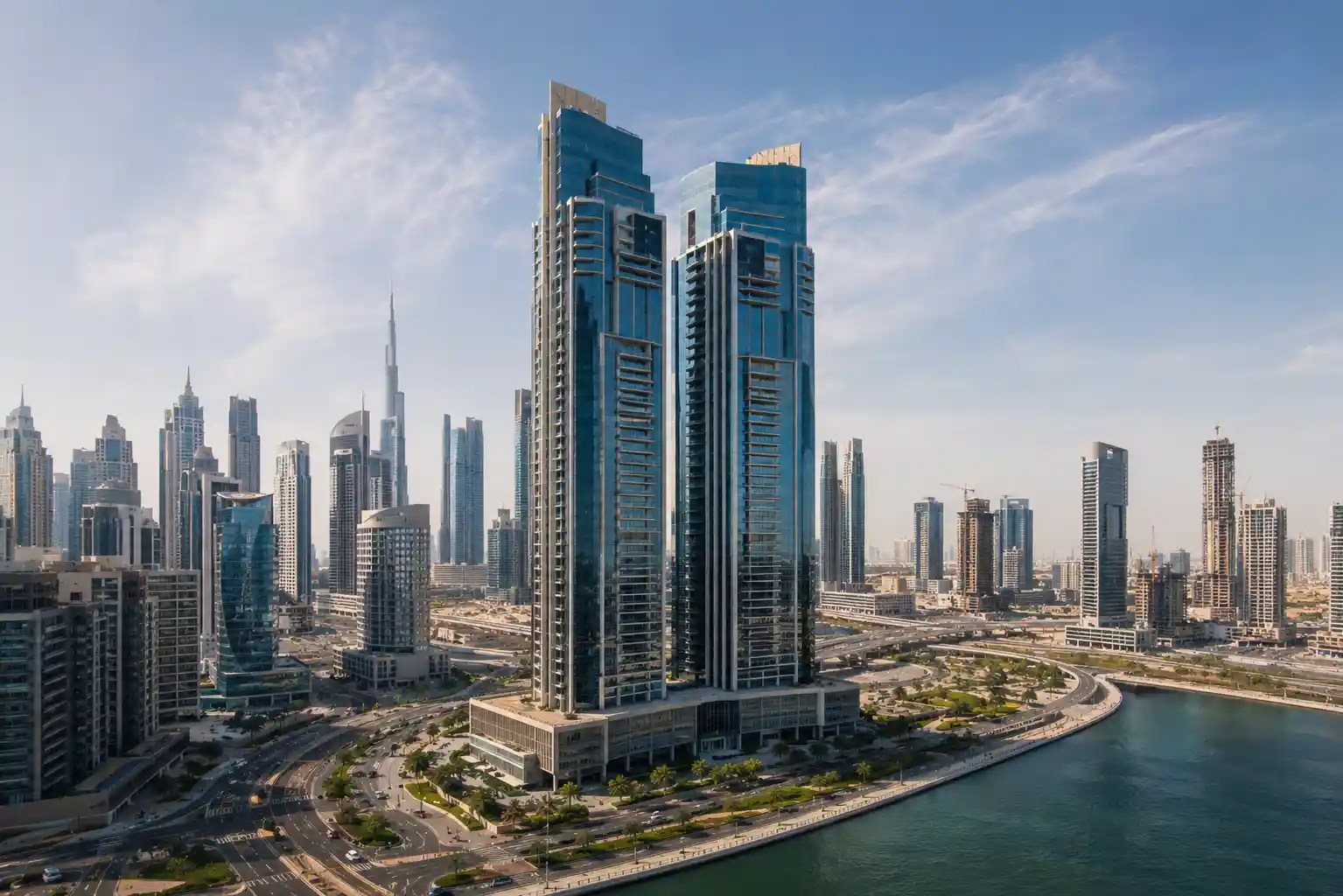Prime Tower commercial office building in Business Bay Dubai