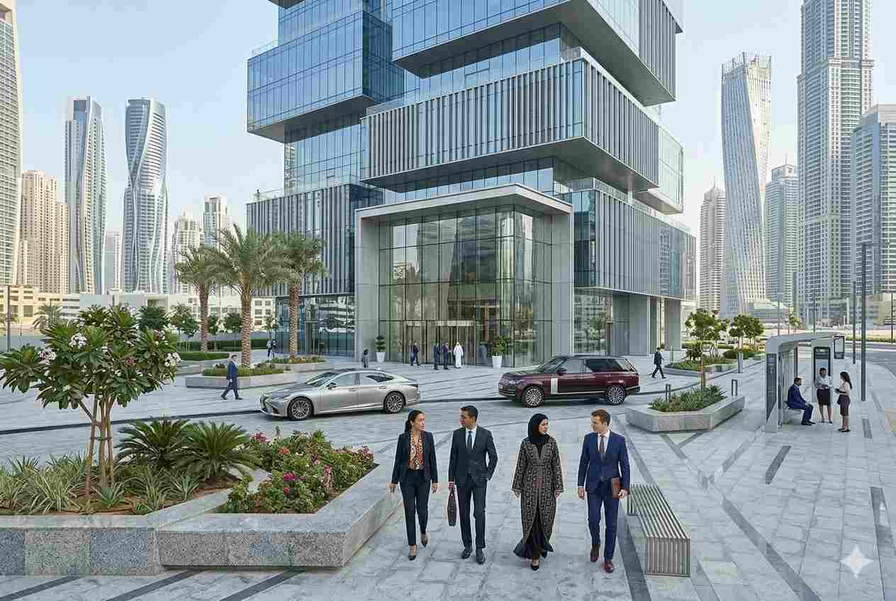Professional office tower located in Business Bay Dubai