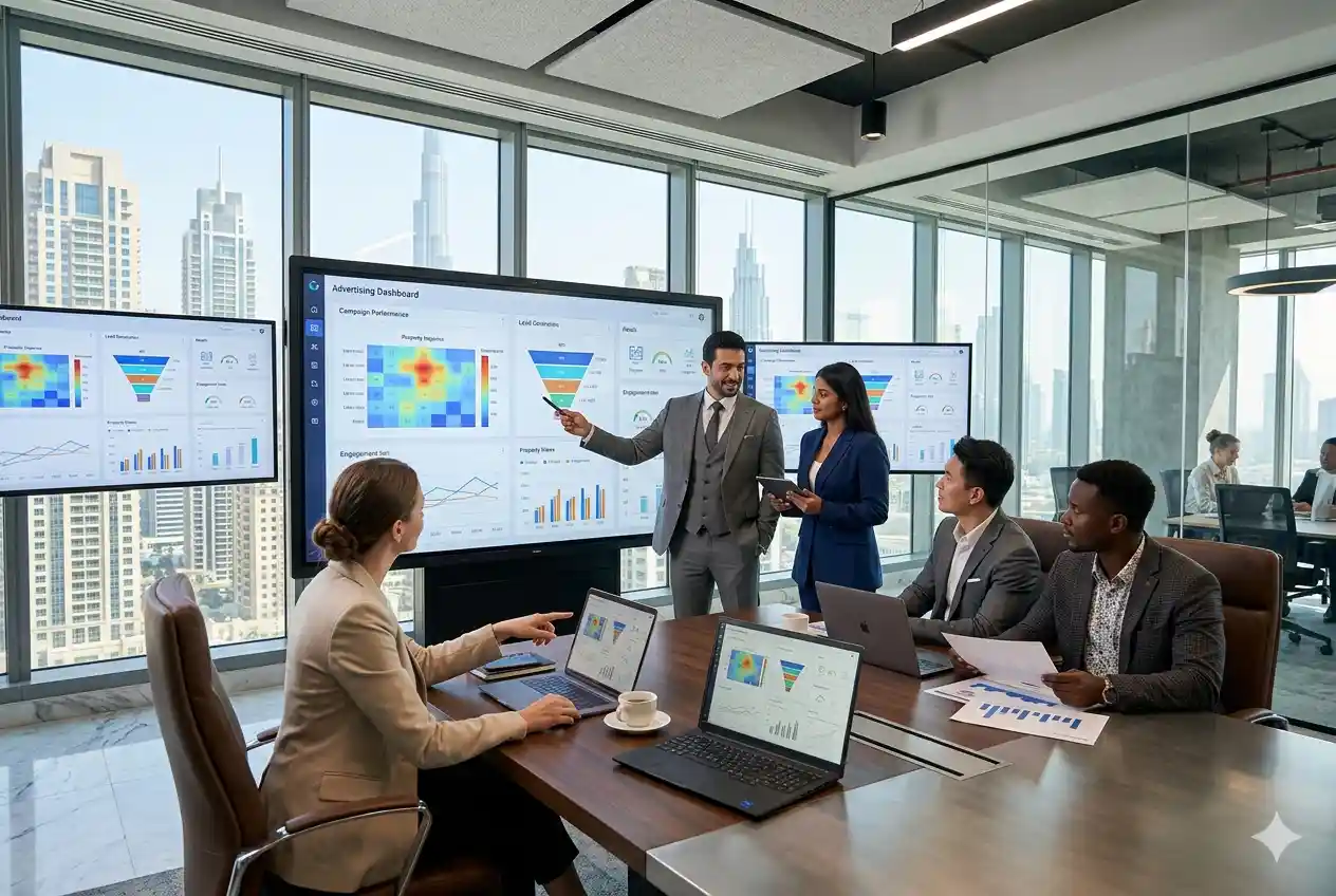 Real estate marketing professionals managing digital campaigns for UAE property businesses