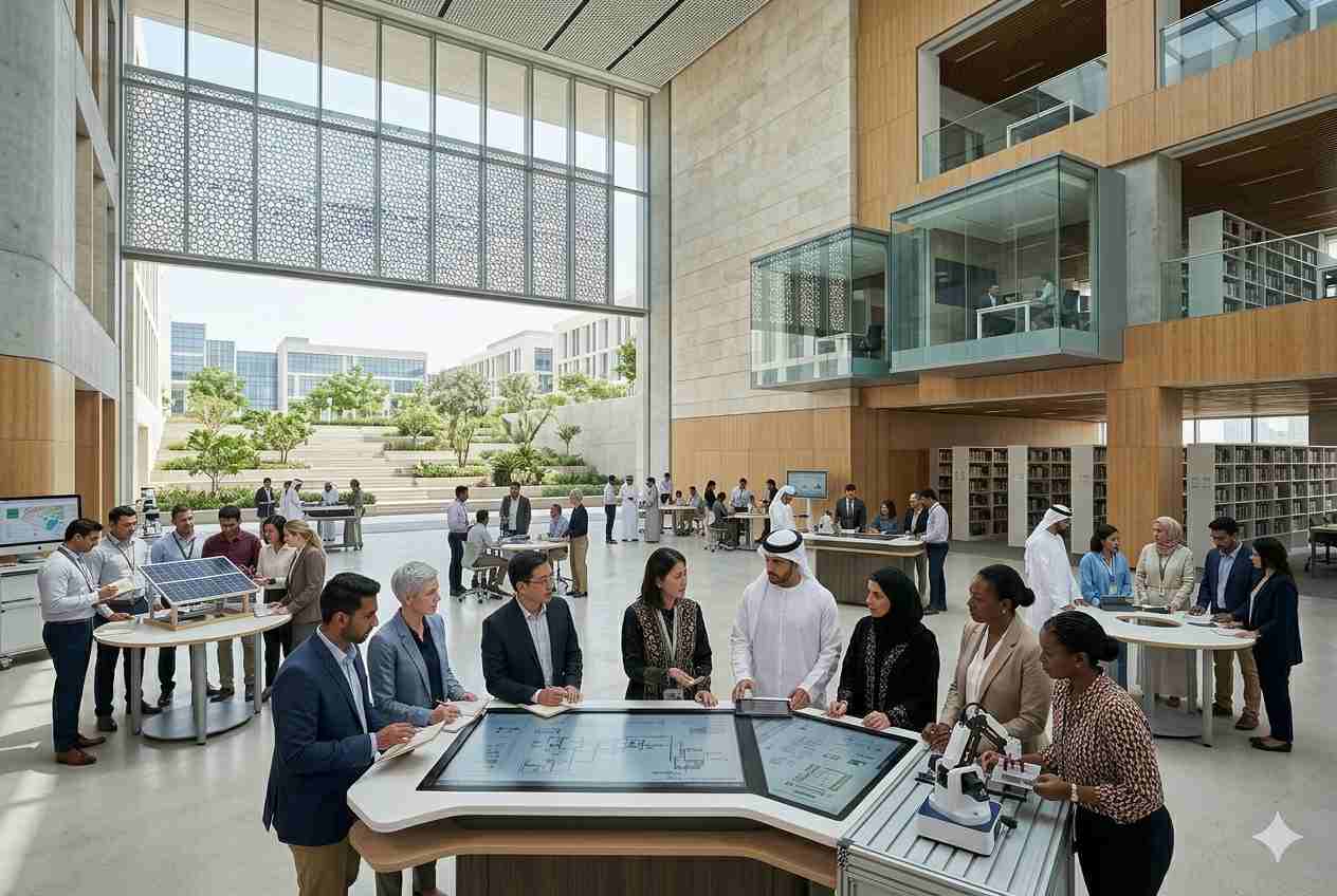 Students participating in professional learning and training programs in the UAE