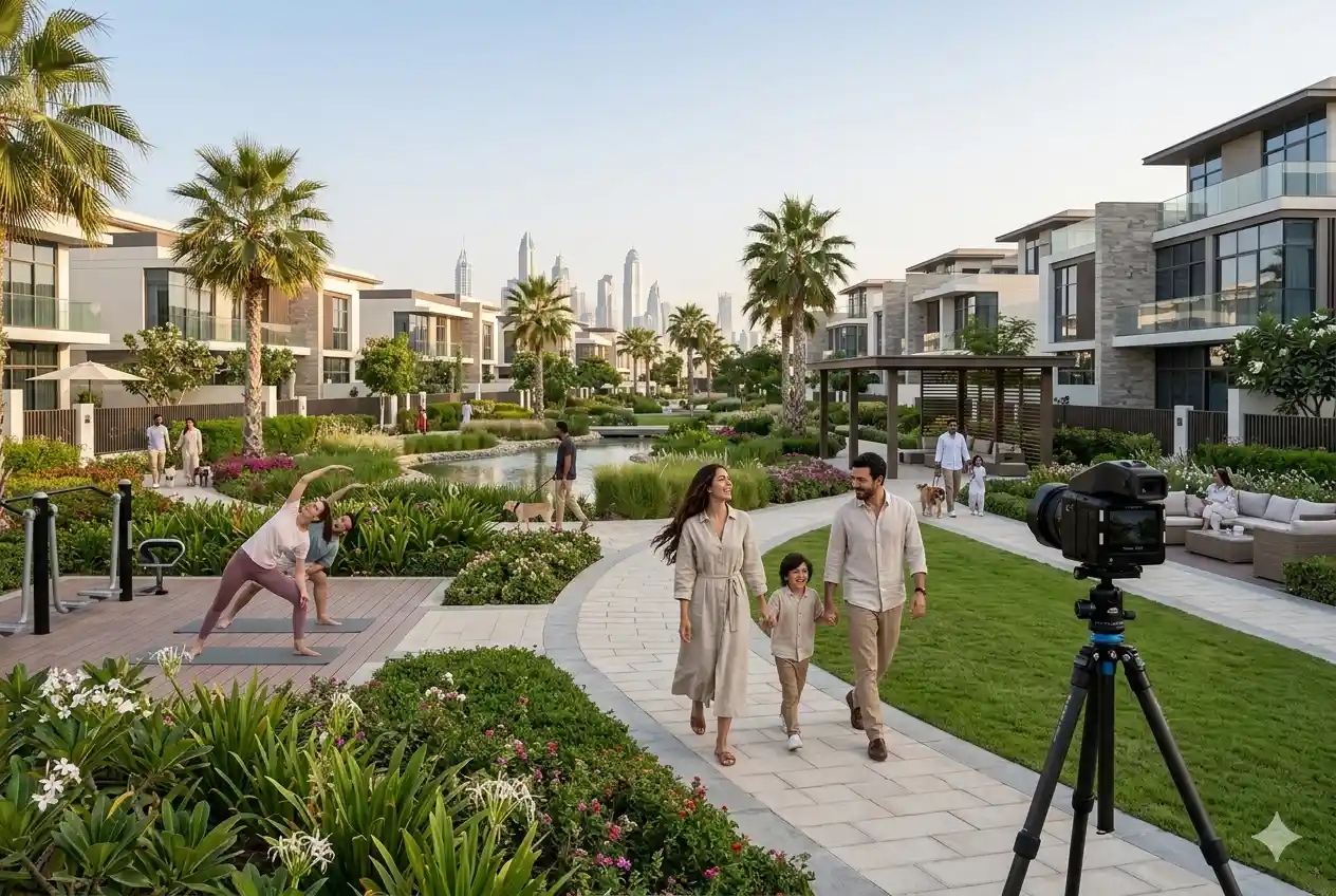 Premium residential community in Dubai featuring modern architecture and lifestyle amenities