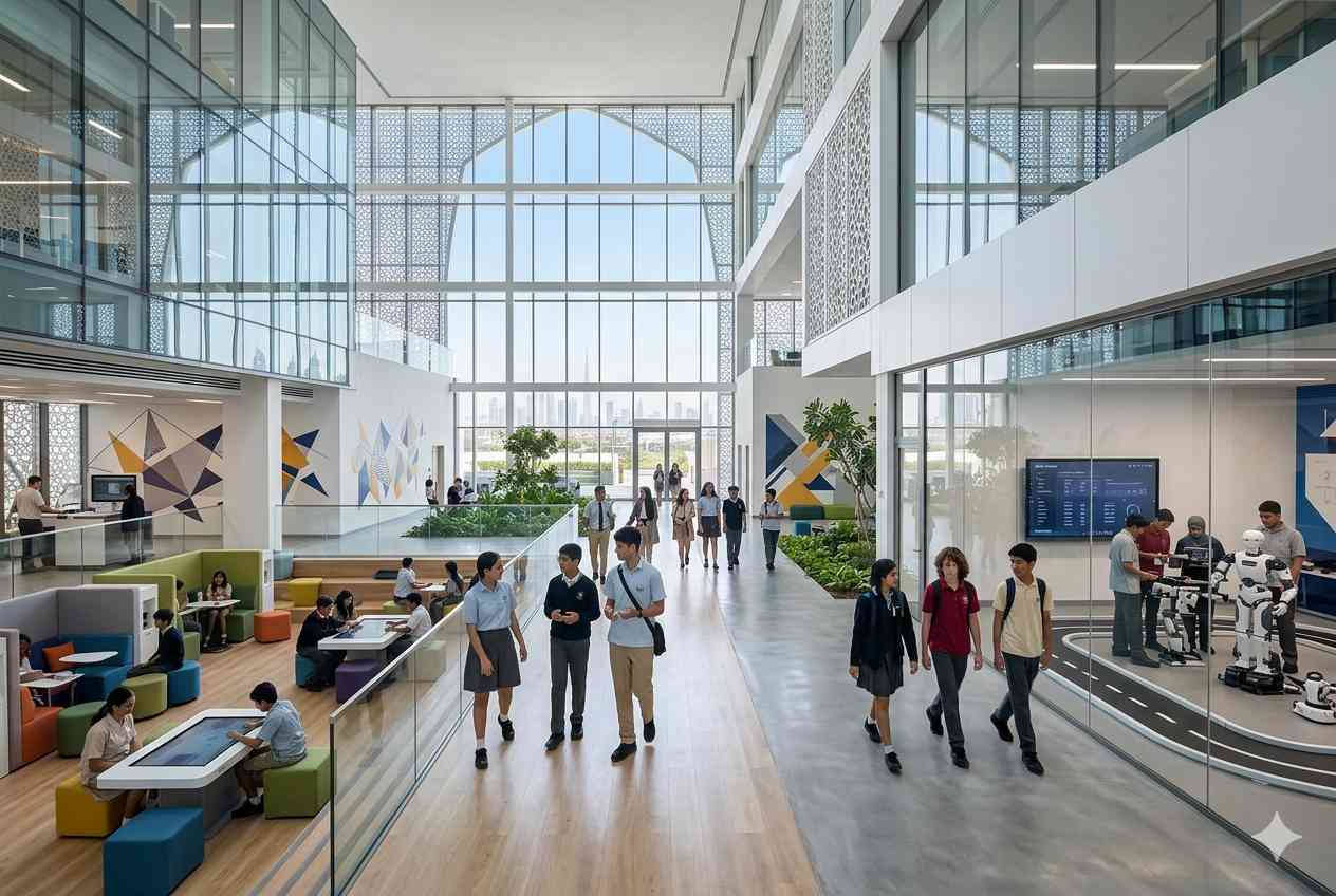 Modern Zayed Educational Complex learning environment in the UAE