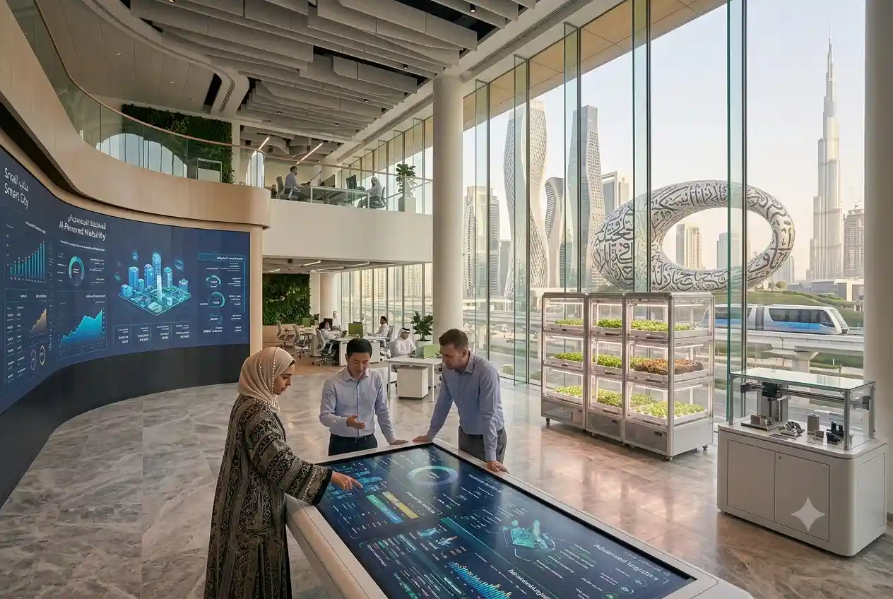 Smart technology infrastructure and digital innovation environment in the UAE