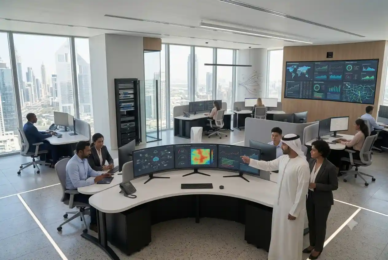 Technology professionals delivering IT services and digital transformation solutions in Dubai
