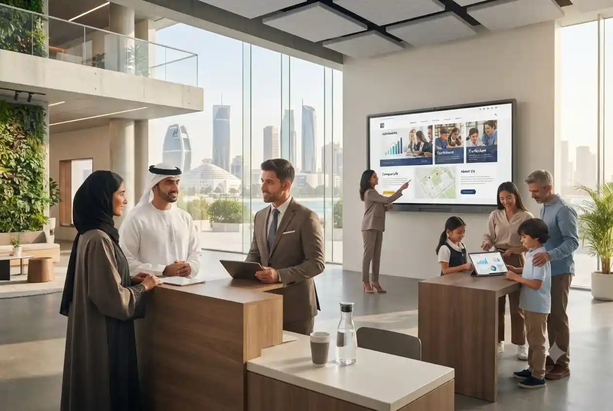 School promoting admissions using digital marketing in UAE