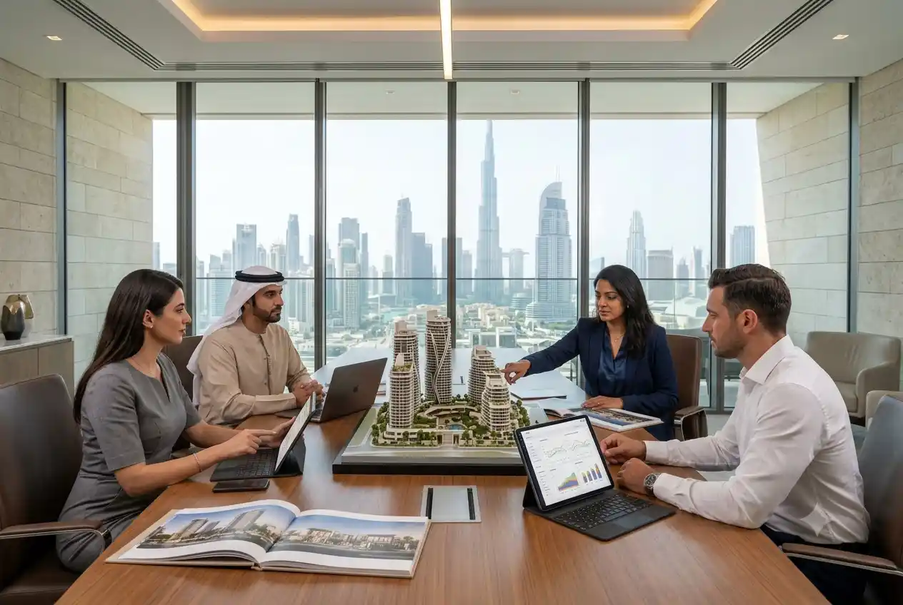 Real estate developers planning marketing campaigns for property projects in the UAE