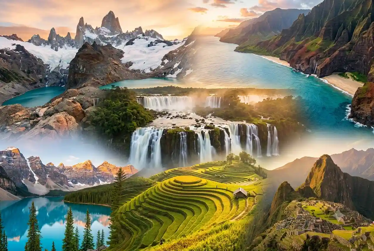 pectacular natural and cultural landmarks among the most beautiful sights in the world